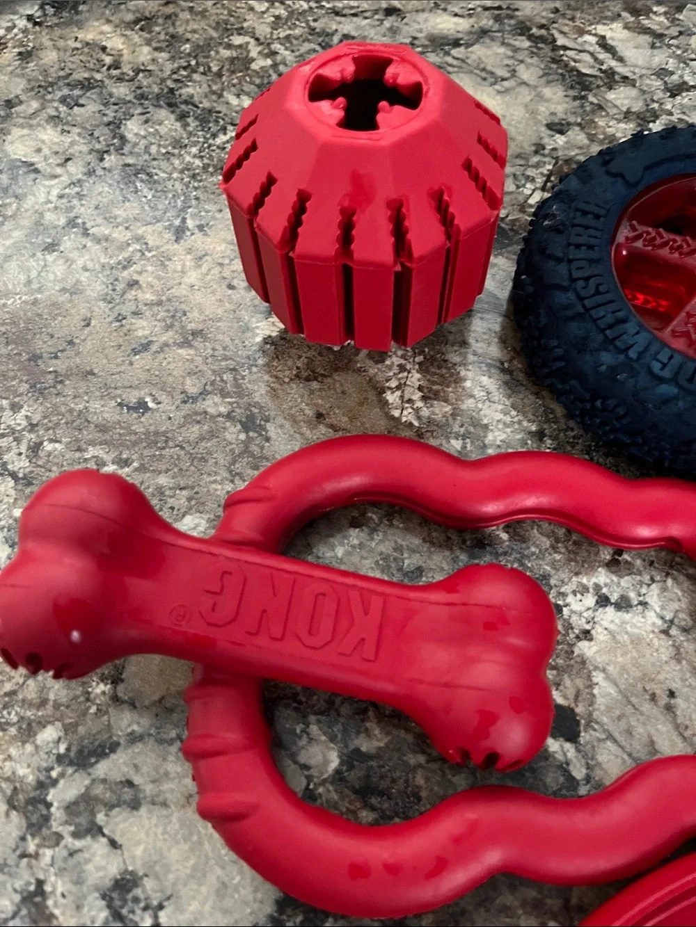 Kong Red Assorted Durable Dog Toy Lot 🐶